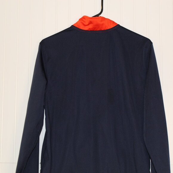 AND1 Jacket Full Zip Activewear Track Mock Neck Blue Orange Long Sleeve Small - Picture 4 of 10